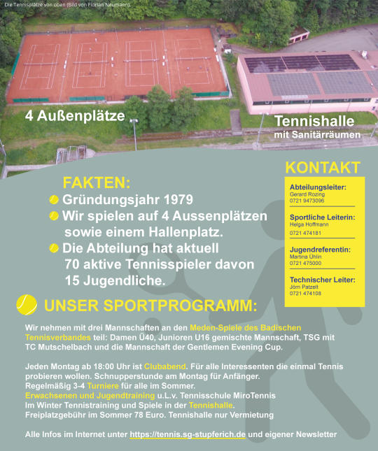 Poster Tennisabteilung
